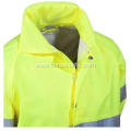 Men's Hi Vis Waterproof Breathable Rain Jacket